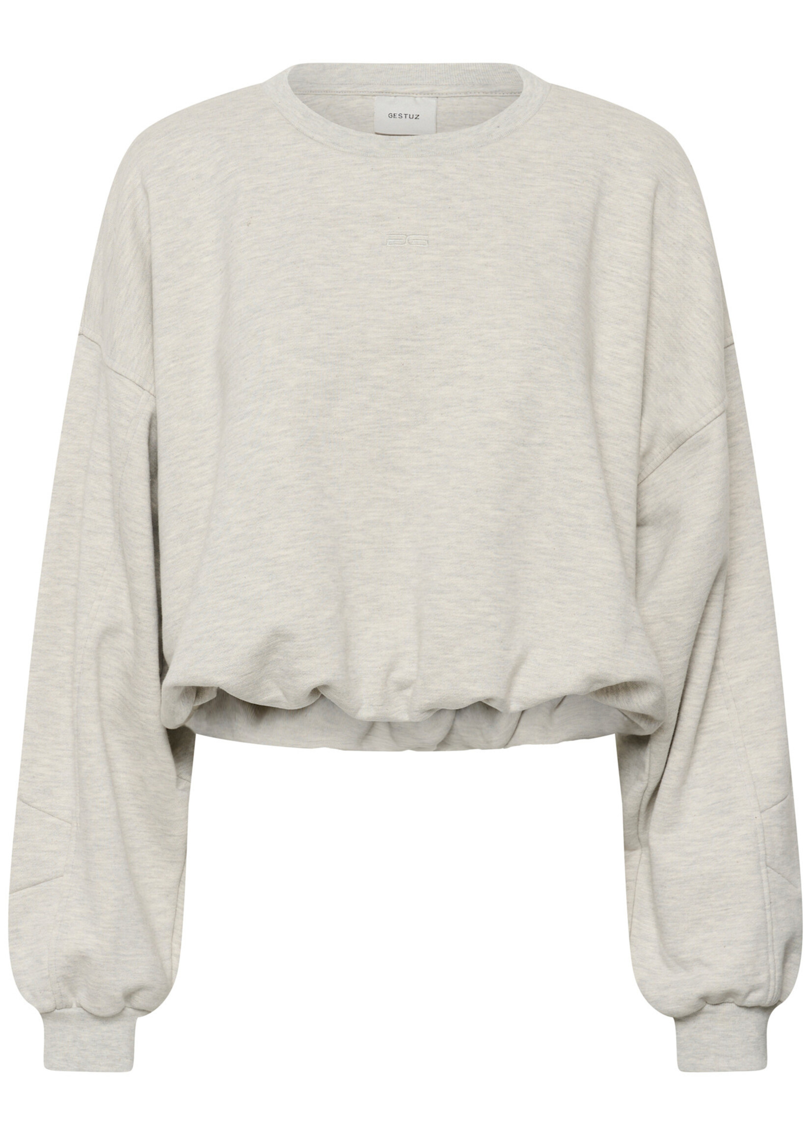 Gestuz Kahla mel sweatshirt light grey