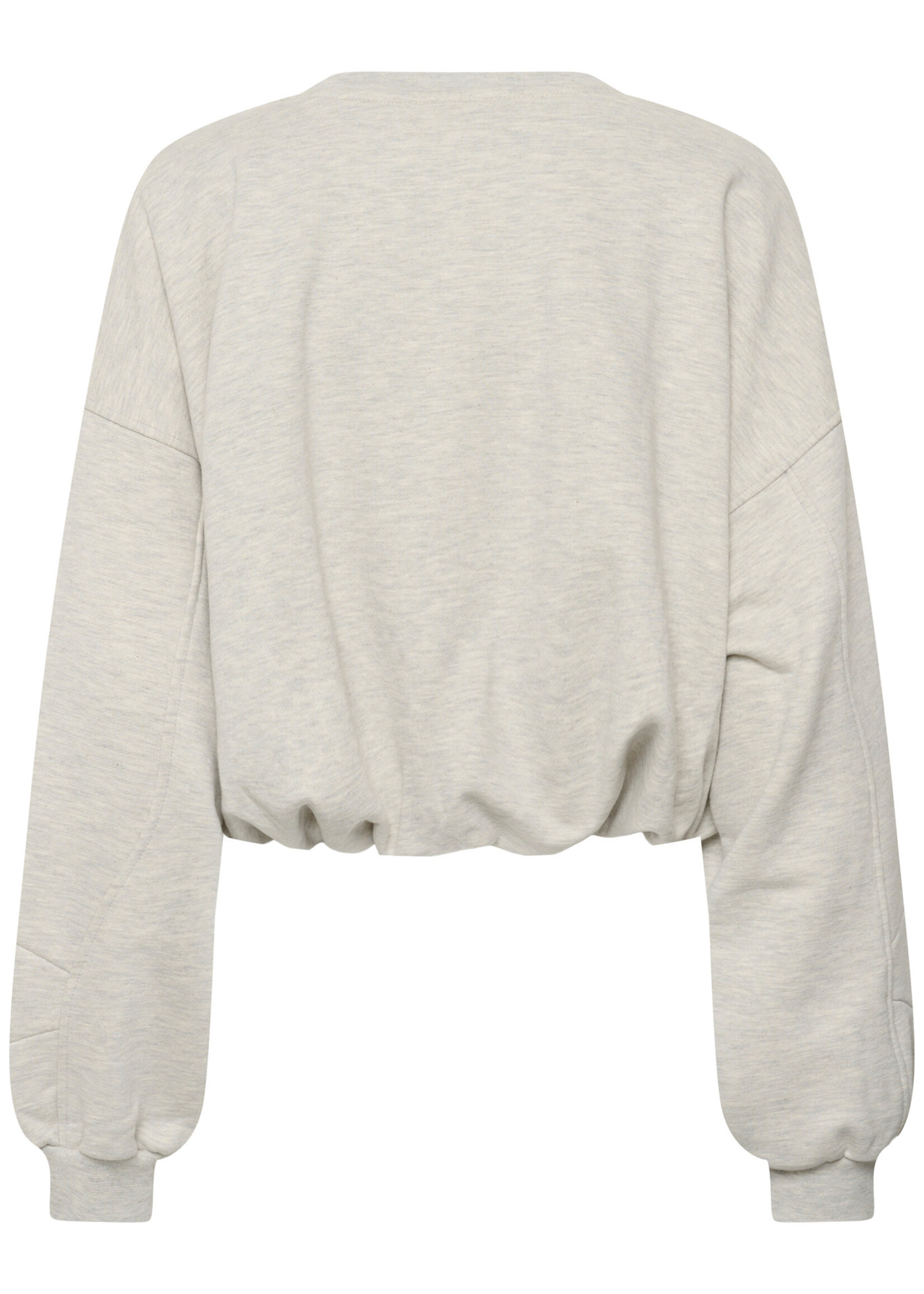 Gestuz Kahla mel sweatshirt light grey