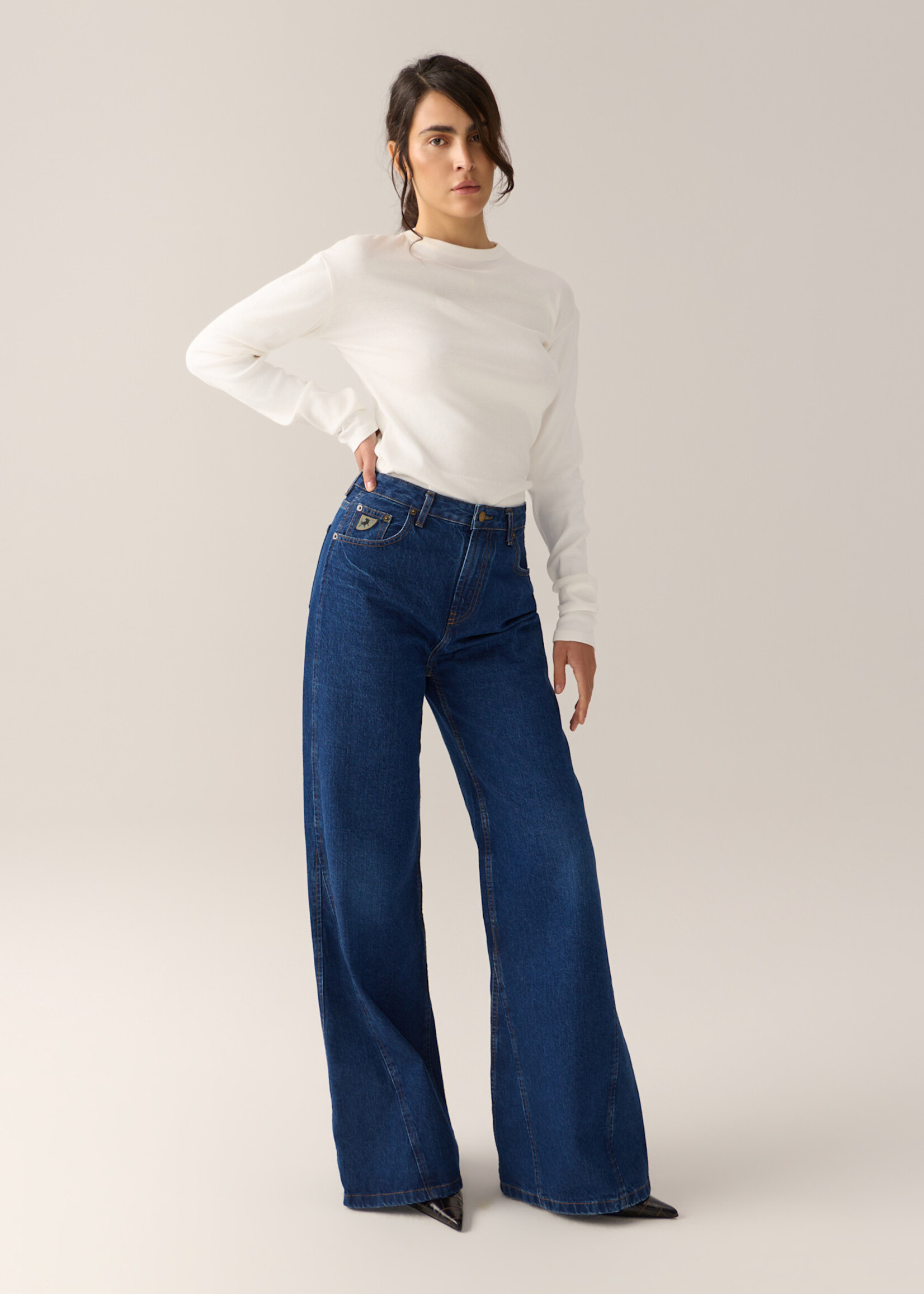 Lois Skater flare marte blues