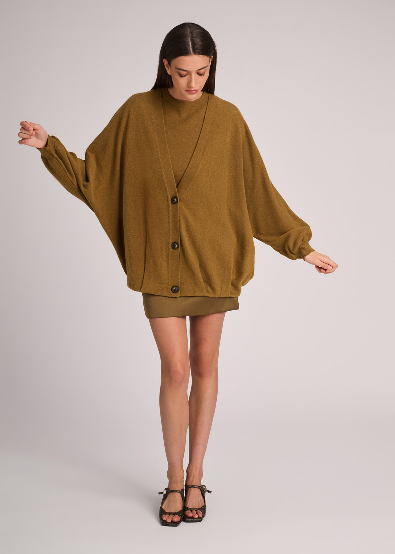 March 23 Cardigan Arran olive