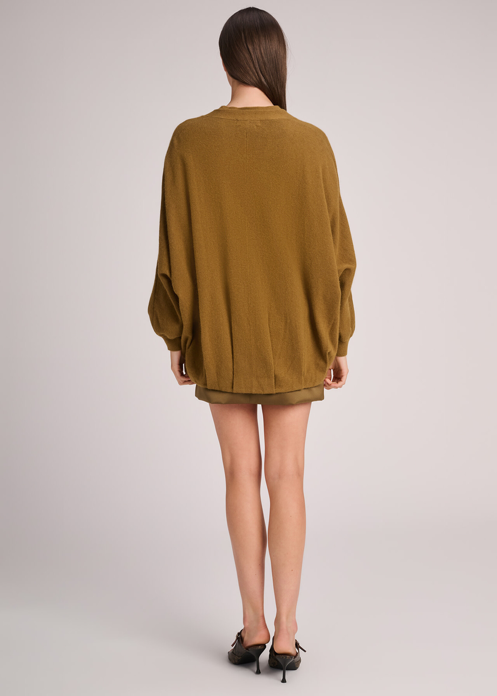 March 23 Cardigan Arran olive