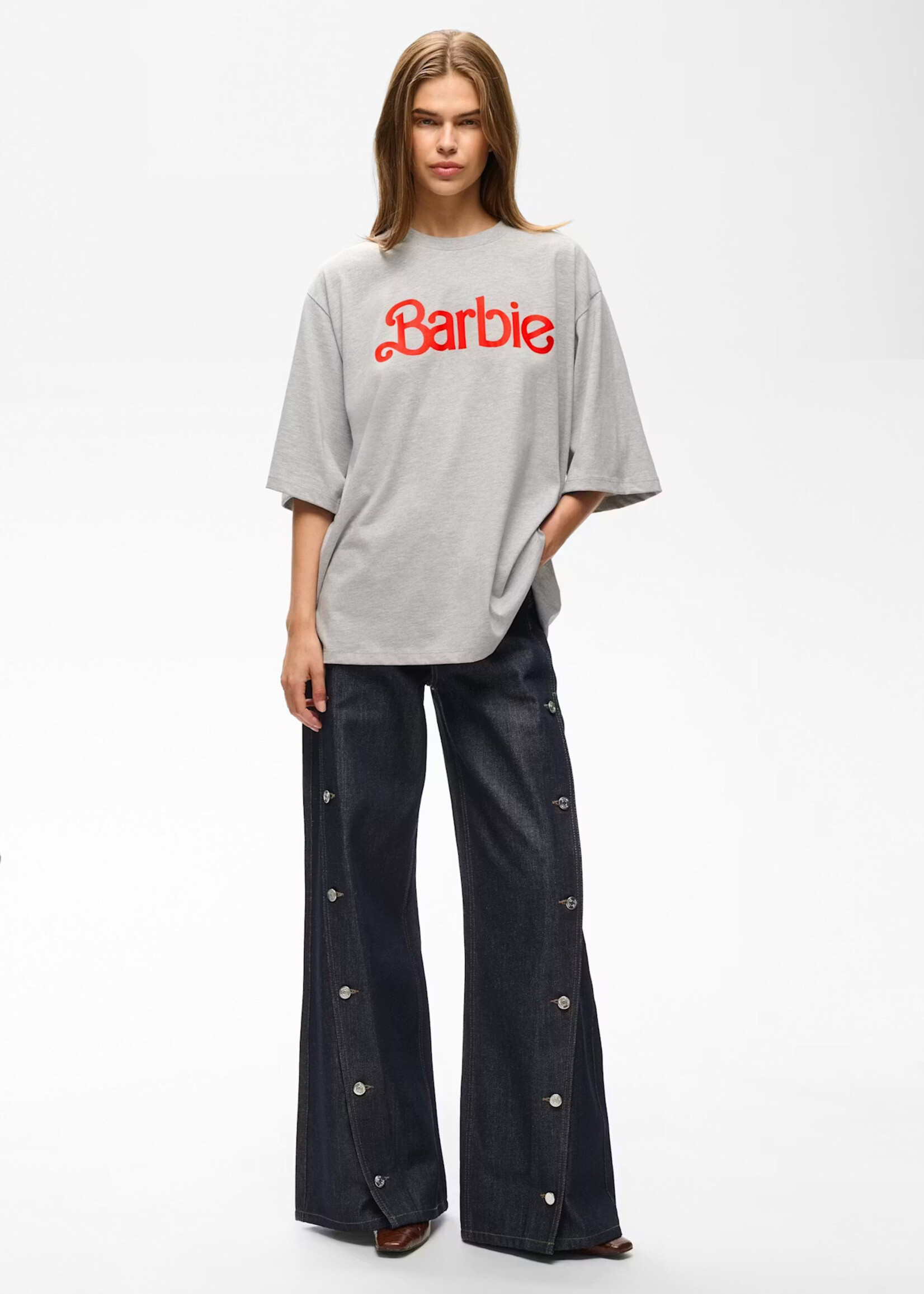 Gestuz Nadya tee light grey