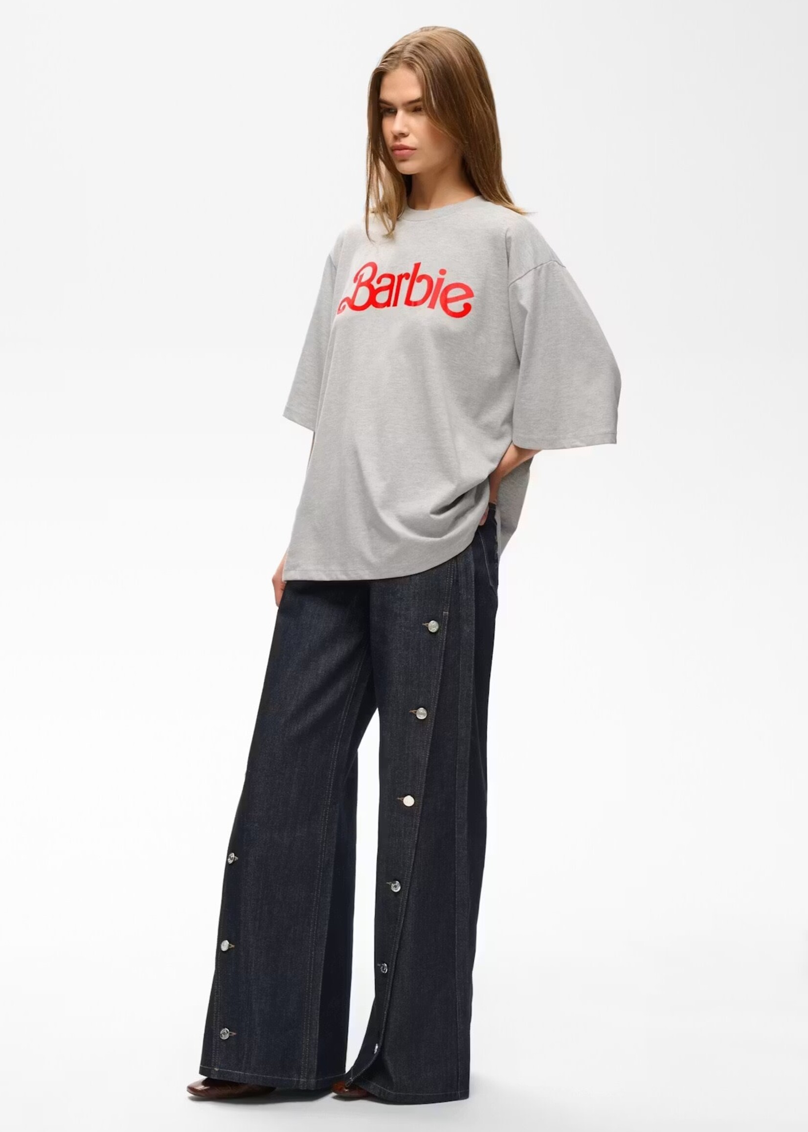 Gestuz Nadya tee light grey