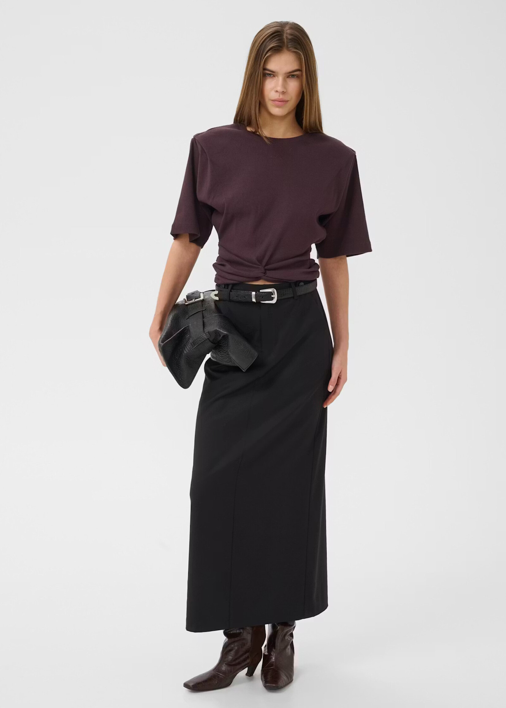 Gestuz Paula pencil skirt black