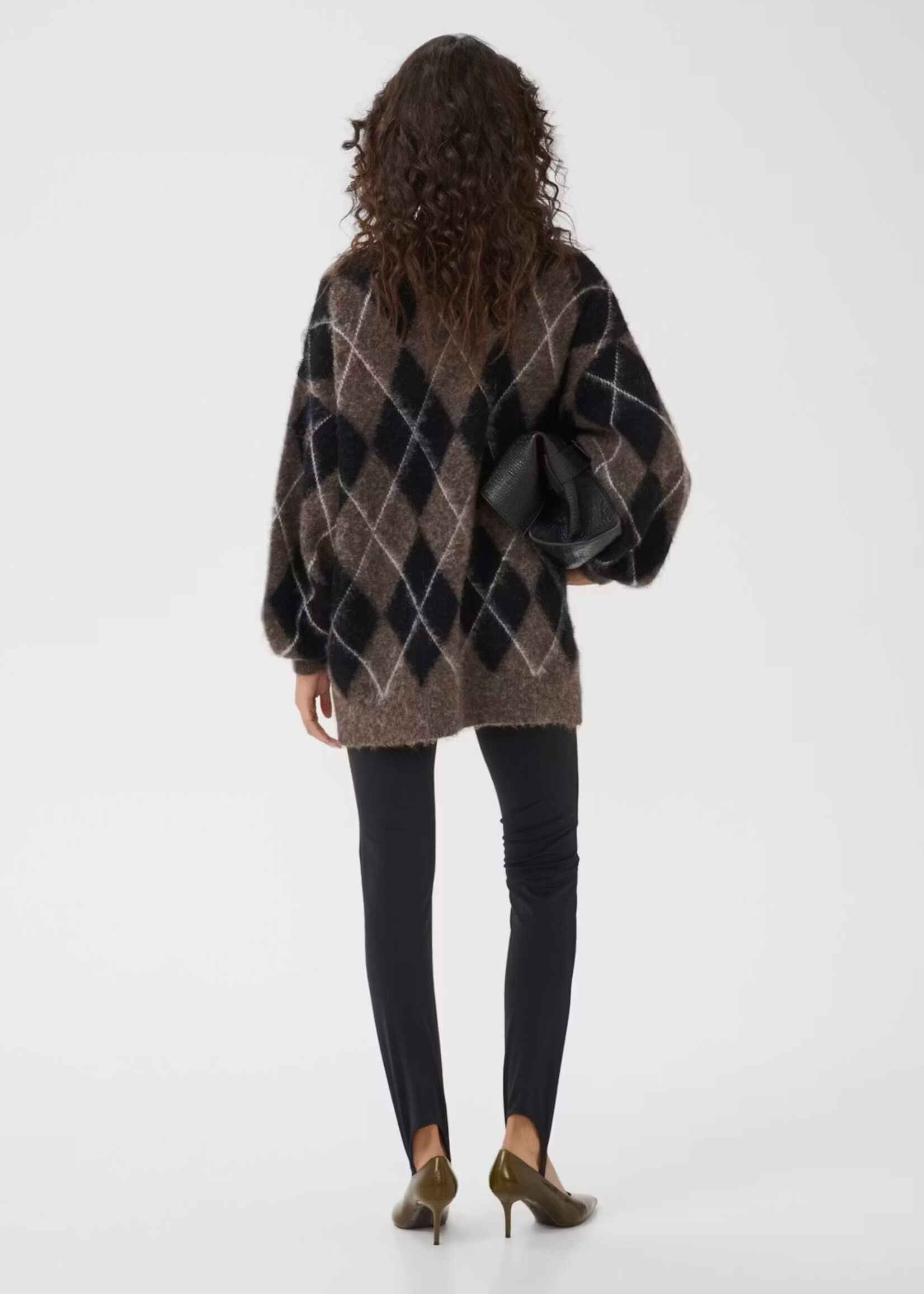 Gestuz Lyrose strap leggings black