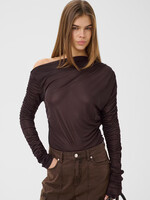 Gestuz Vedae top deep plum