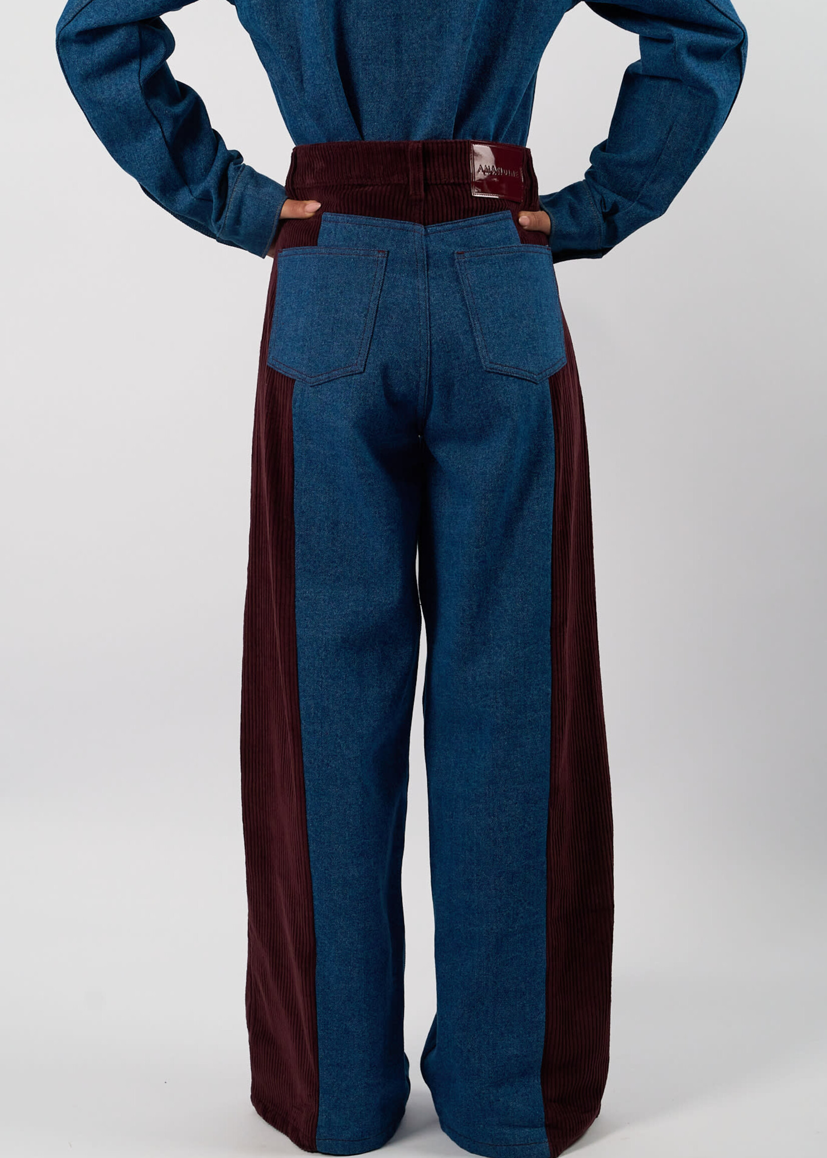 Amandine Pants Joan blue /bord