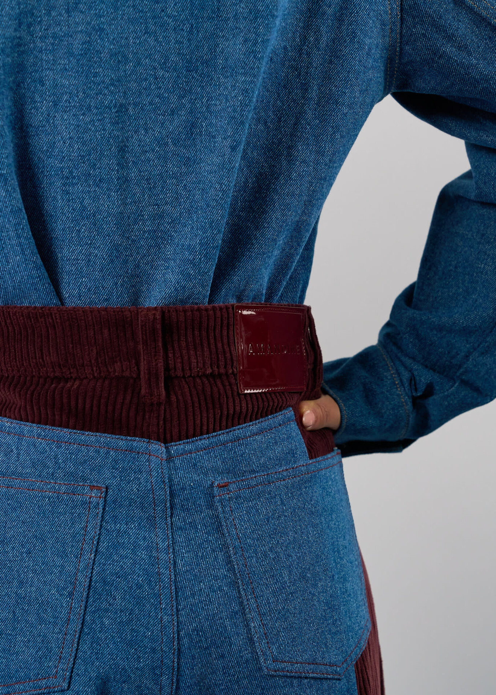 Amandine Pants Joan blue /bord