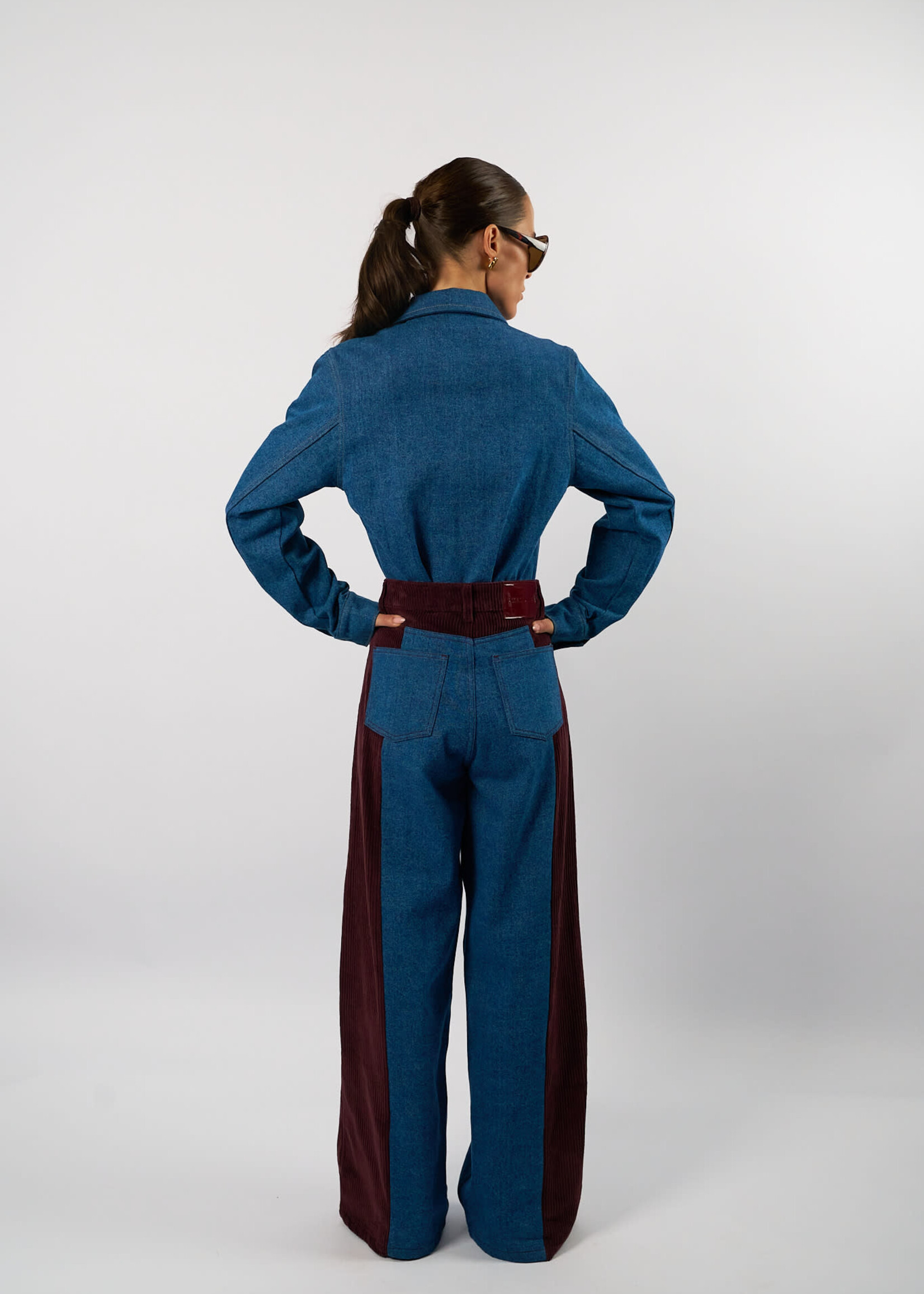 Amandine Pants Joan blue /bord