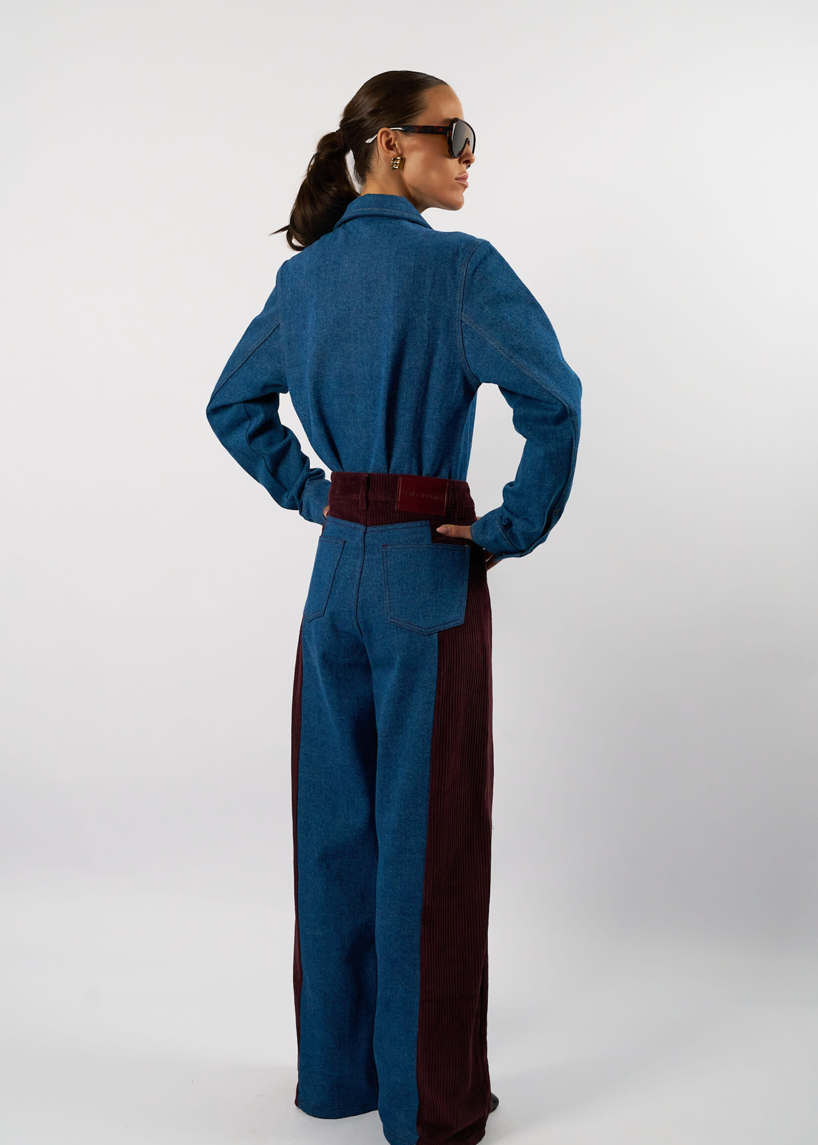 Amandine Pants Joan blue /bord