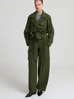 Liv The Label Simone jacket kaki green