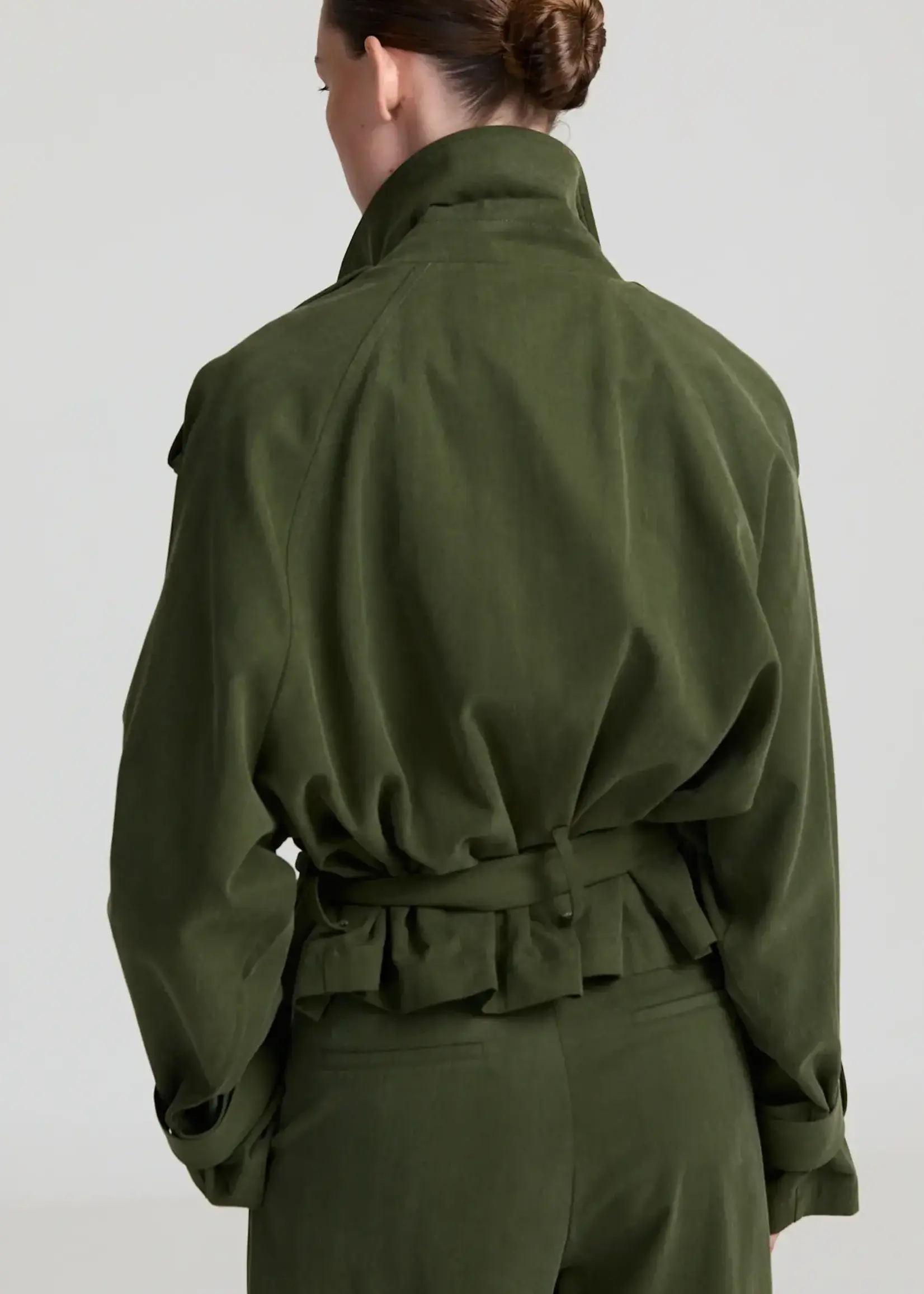 Liv The Label Simone jacket kaki green