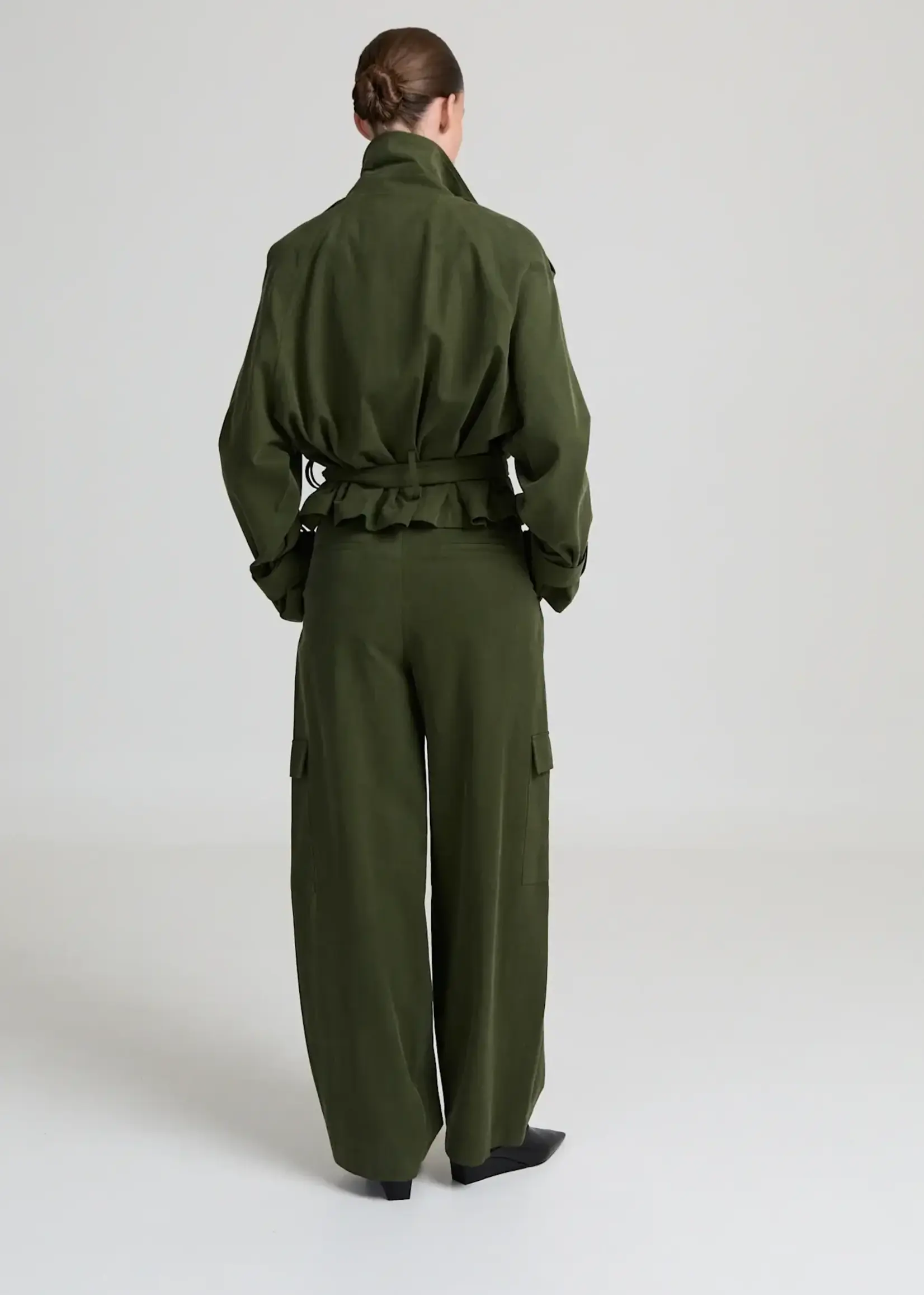 Liv The Label Simone jacket kaki green
