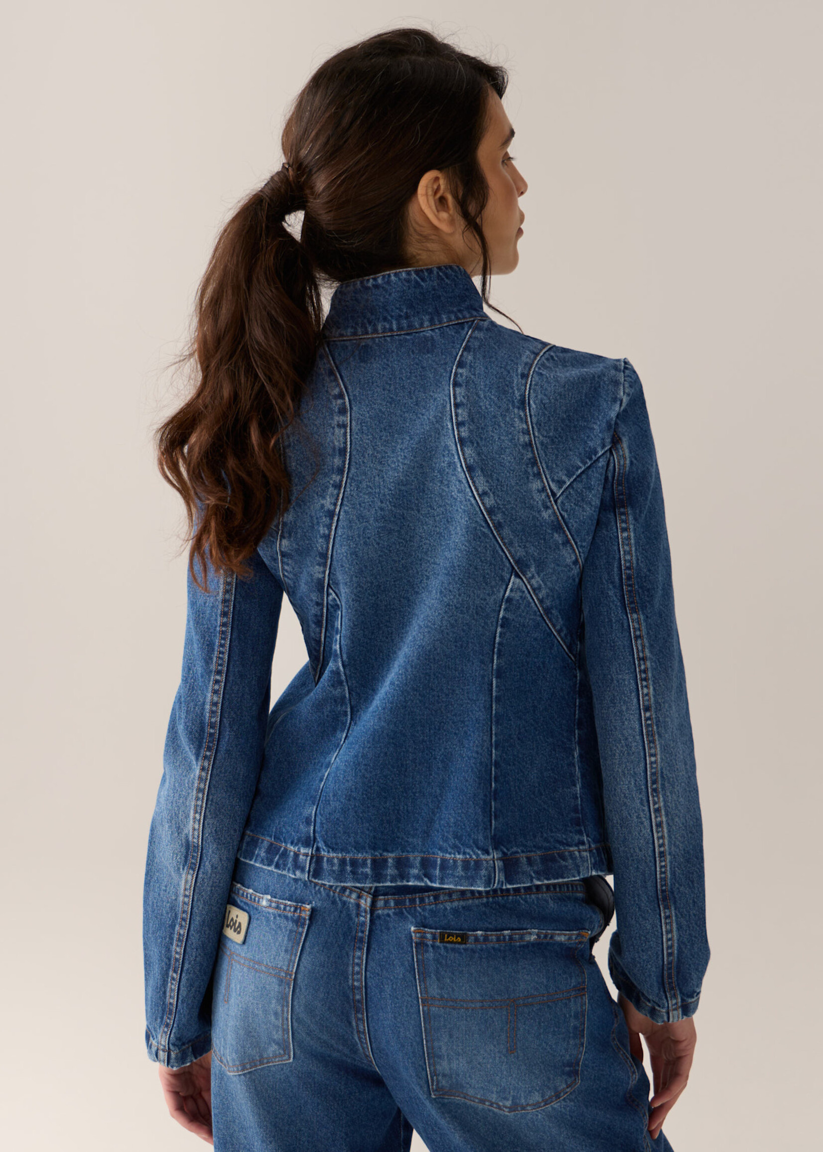 Lois Rea jeans silver stone
