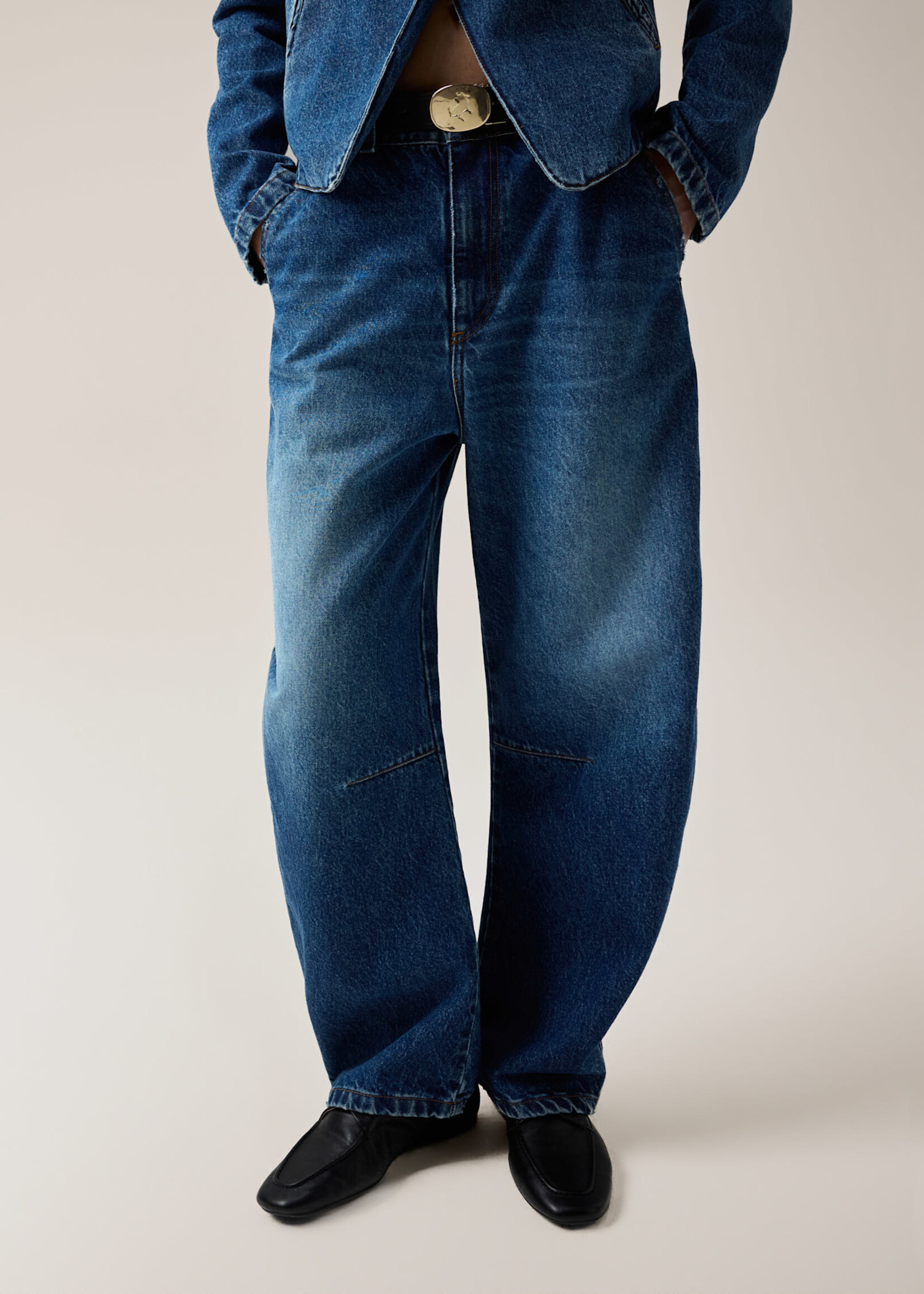 Lois Dali chino Jackson winter dark stone