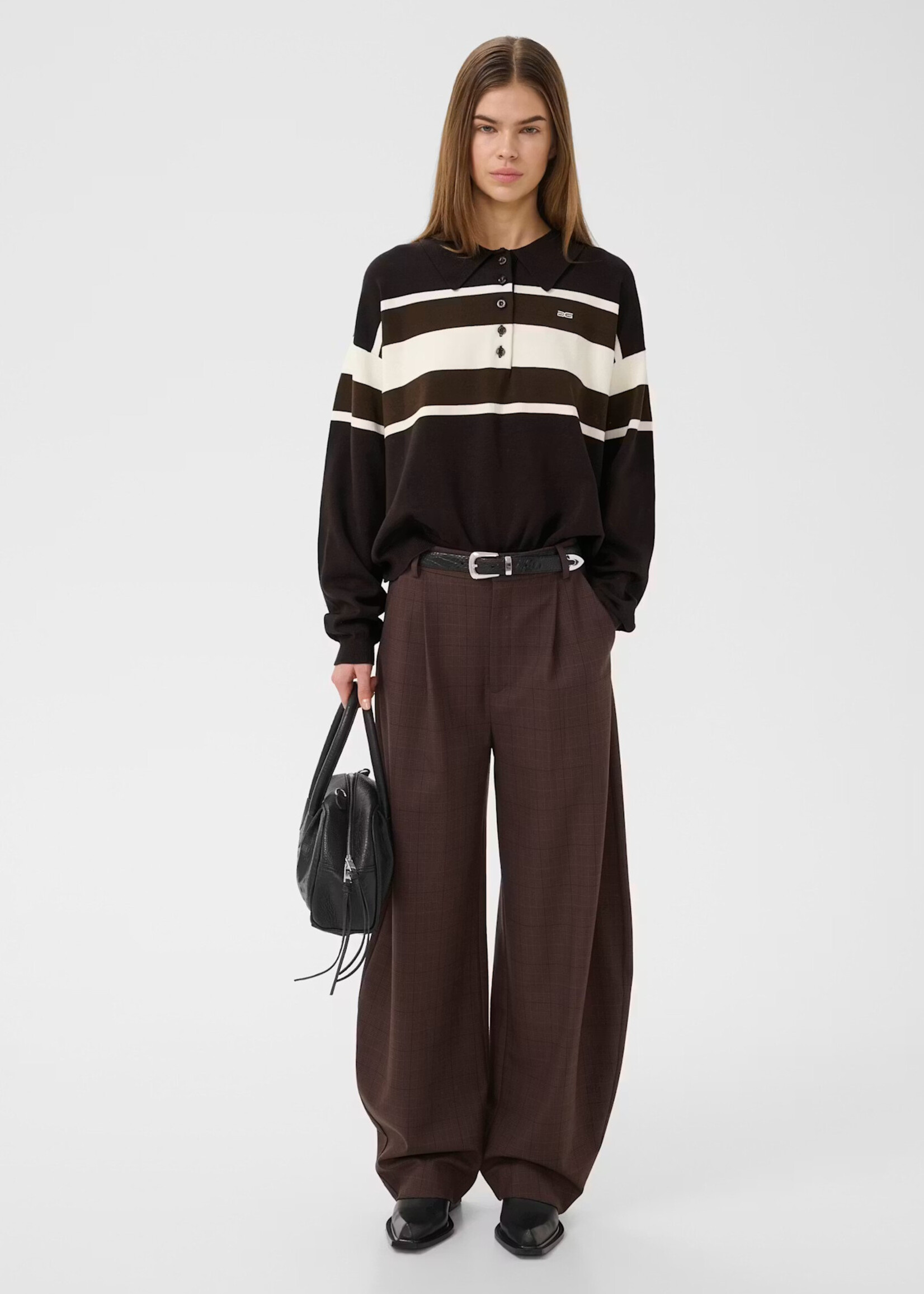 Gestuz Lavana pants brown check