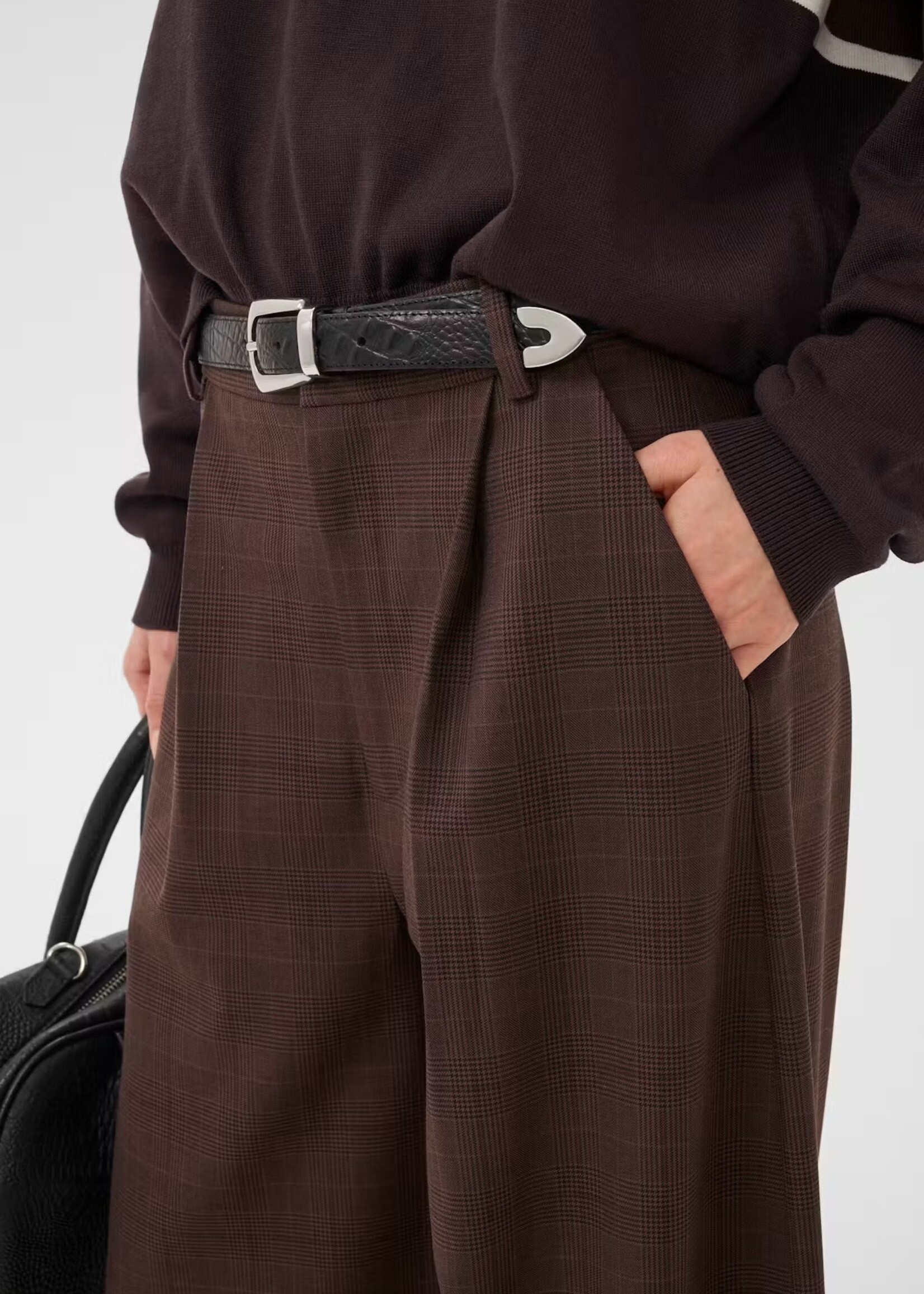 Gestuz Lavana pants brown check