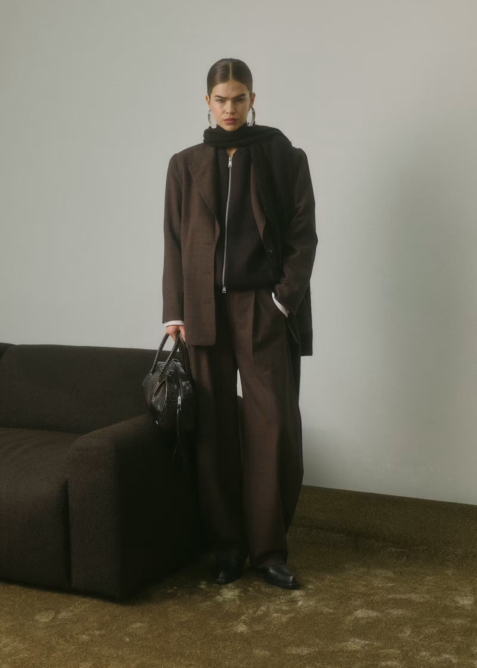 Gestuz Lavana pants brown check