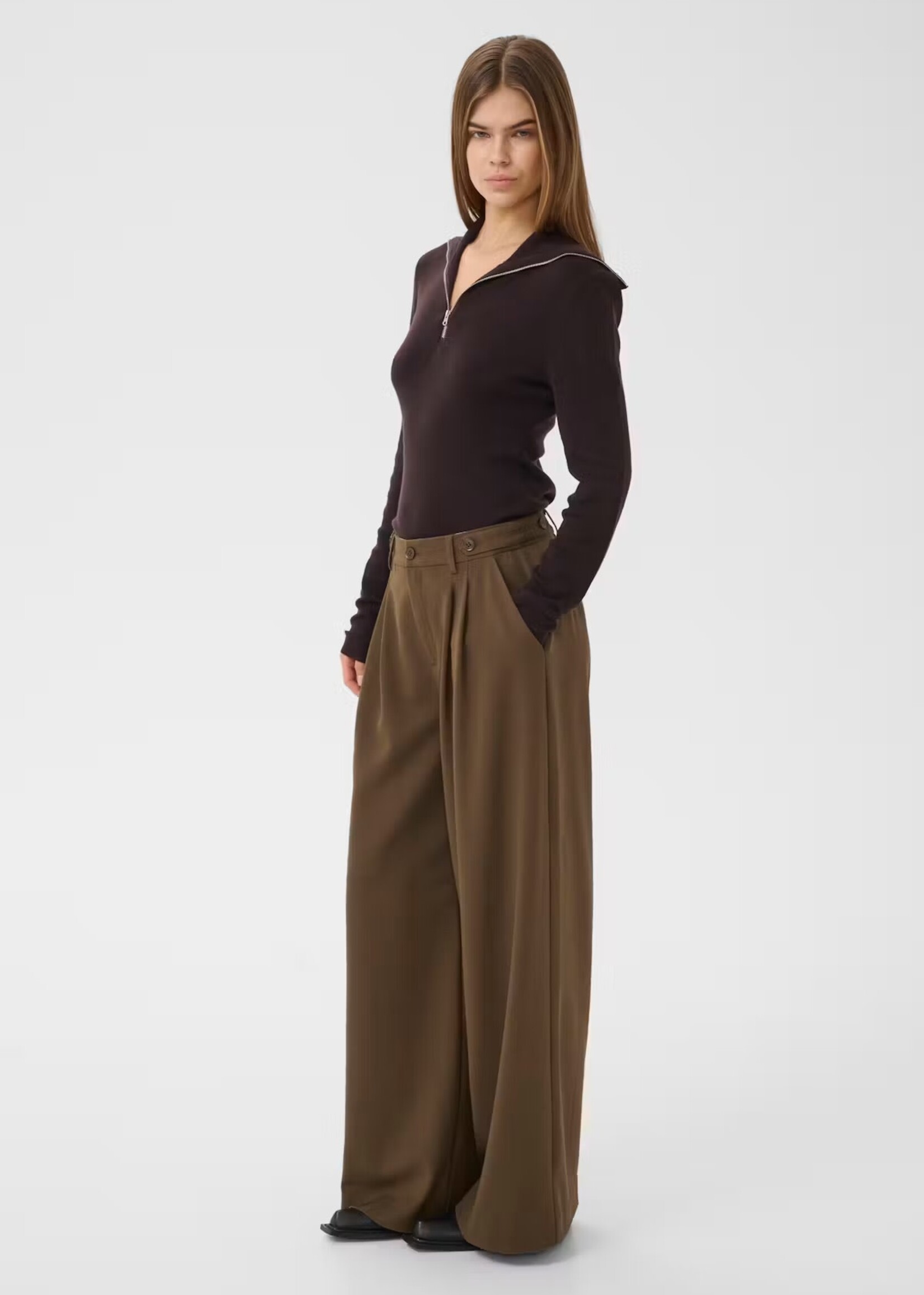 Gestuz Rosalie pull ganache