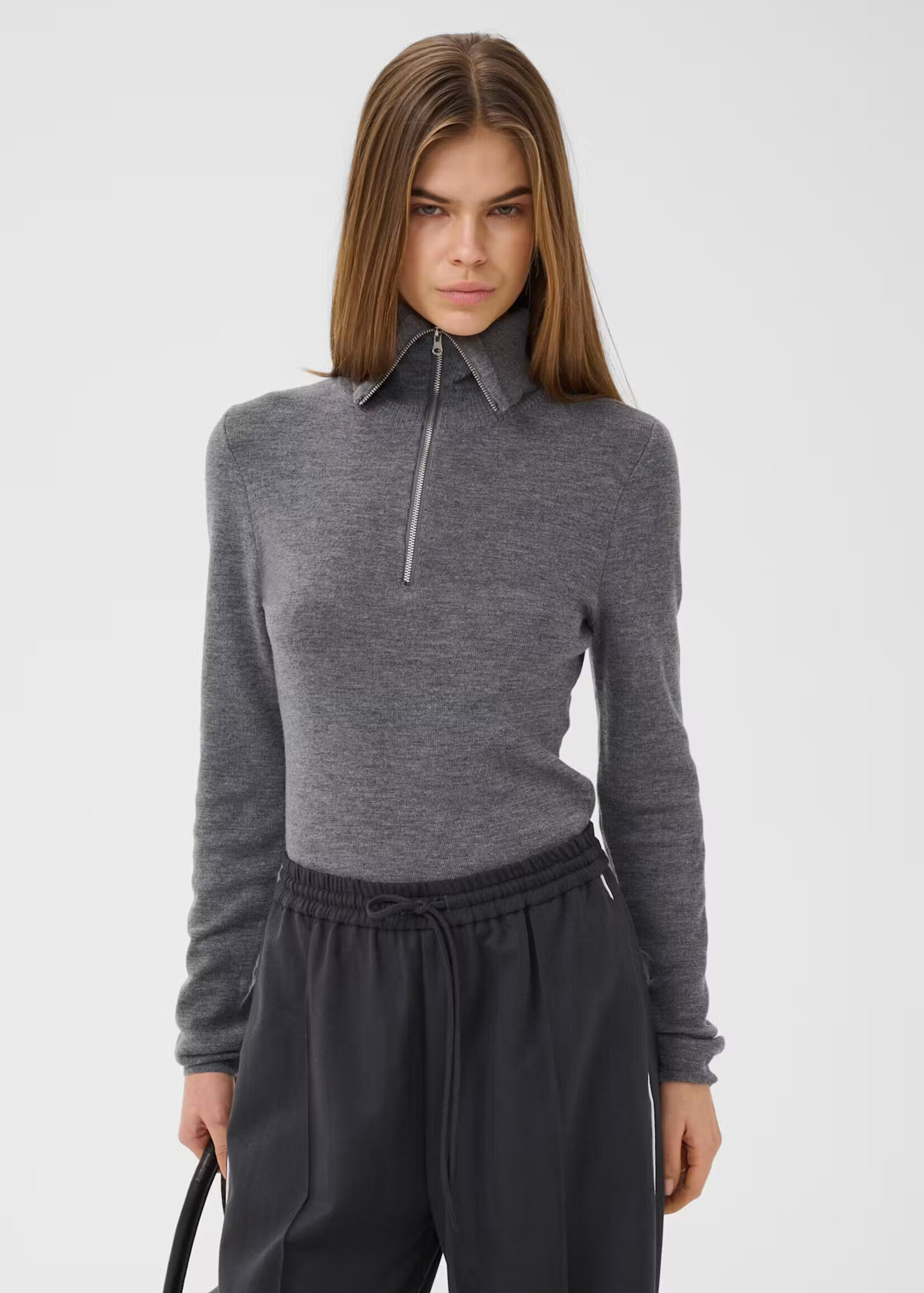 Gestuz Rosalie pull med grey