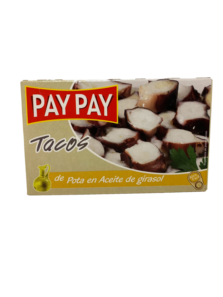 Pay-Pay Pay-Pay Pulpo (Krake) Tacos in Pflanzenöl 72g