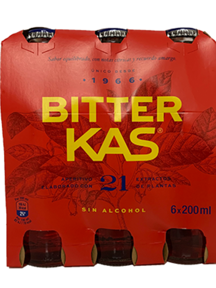 Bitter Kas Bitter KAS ohne Alcohol 6x200ml