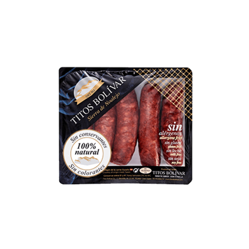 Titos Bolivar Chorizo Oreado 100% Natural 330g Titos Bolivar Chorizo Oreado 100% Natural 330g