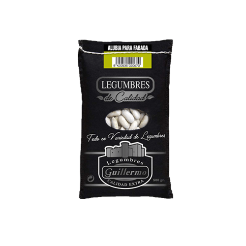 Legumbres Guillermo Weisse Bohnen "Alubia Fabada" Gourmet 500g Legumbres Guillermo Weisse Bohnen "Alubia Fabada" Gourmet 500g