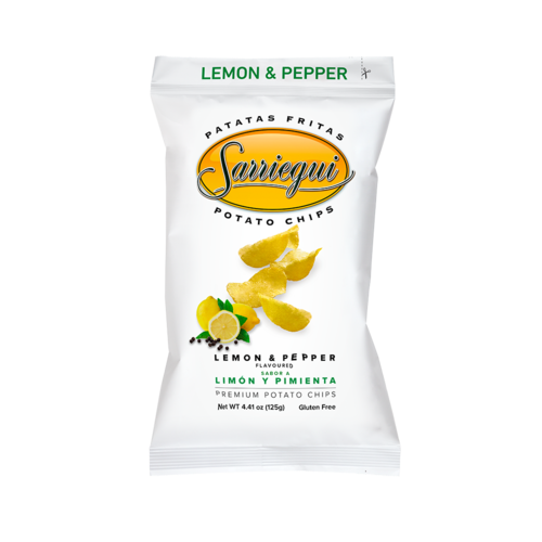 Sarriegui Patatas Fritas "Limón y Pimienta" 125g Sarriegui Patatas Fritas "Limón y Pimienta" 125g