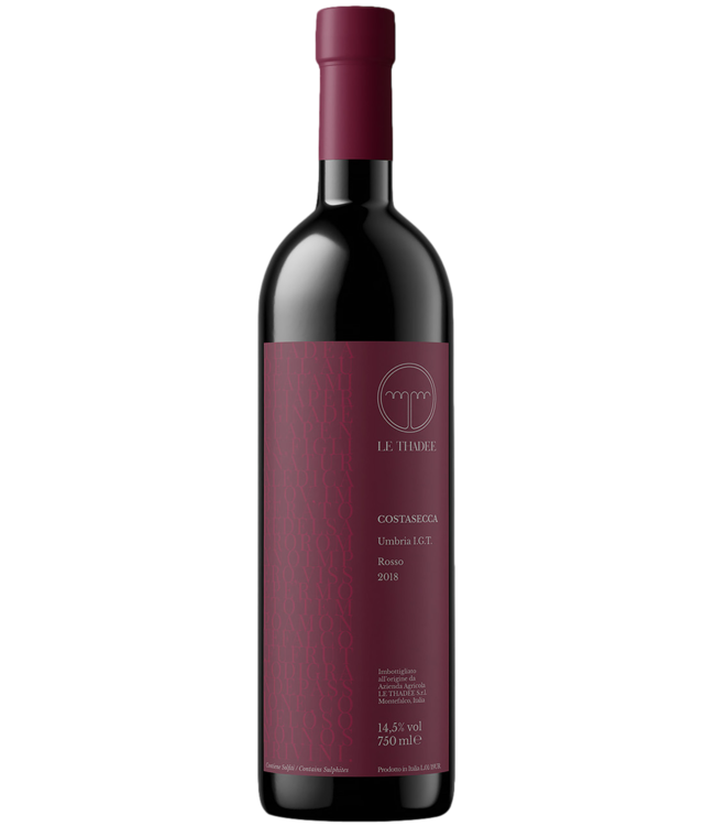 Le Thadee Costasecca Rosso Umbria DOC 2019