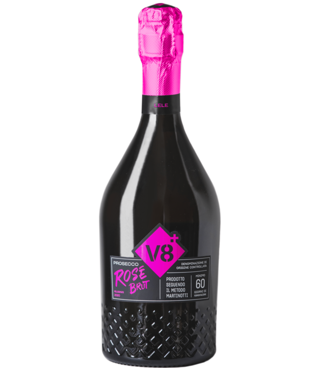 V8+ Vineyards Lele Prosecco Rosato  Millesimato Brut DOC 2022