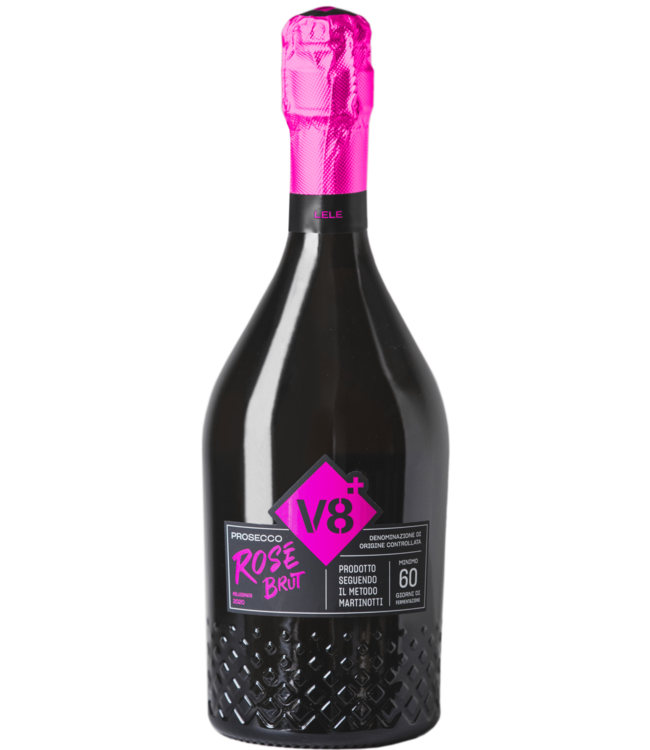 V8+ Vineyards Lele Prosecco Rosato  Millesimato Brut DOC 2024