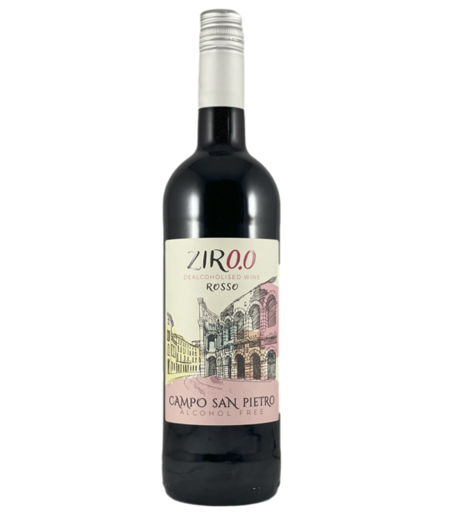 Bertoldi Bertoldi Campo San Pietro Zir0.0 Rosso Alcoholvrij