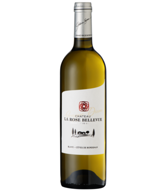 Château La Rose Bellevue Grappe Diem Blanc Blaye Côtes de Bordeaux AOC 2023