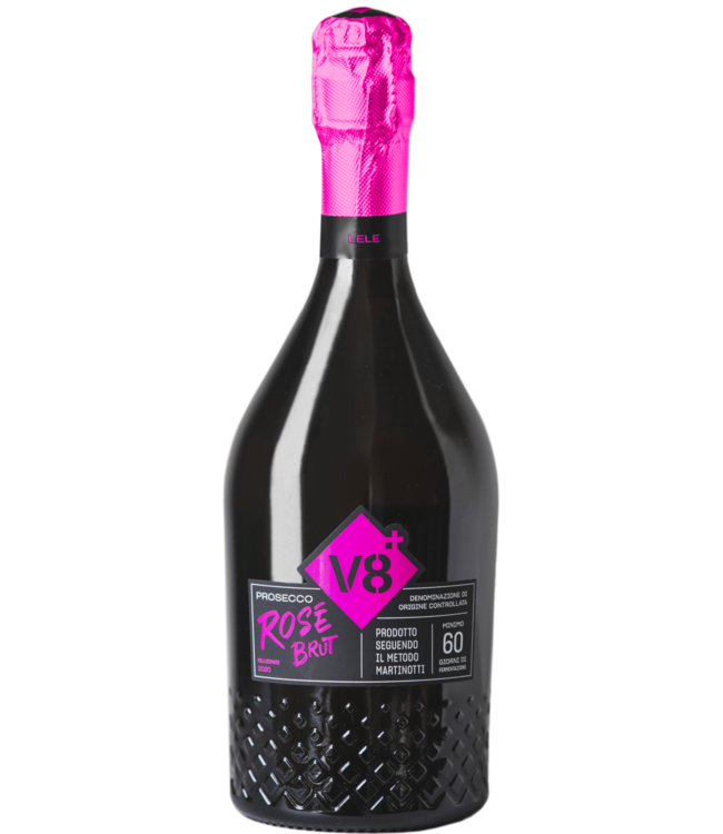 V8+ Vineyards Lele Prosecco Rosato  Millesimato Brut DOC 2025