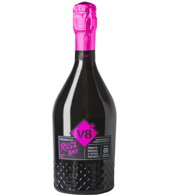 V8+ Vineyards Lele Prosecco Rosato  Millesimato Brut DOC 2025