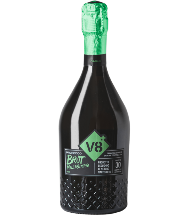 V8+ Vineyards Carlo Prosecco Brut Millesimato DOC 2025