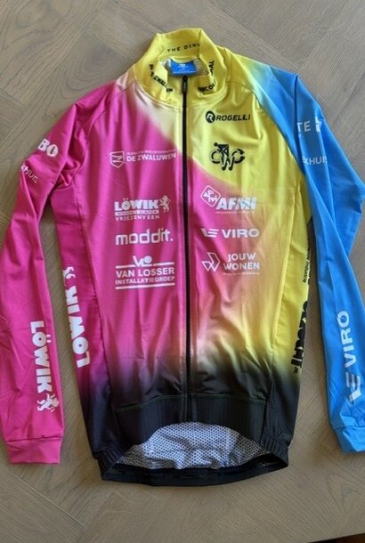 Wielershirt lange mouwen