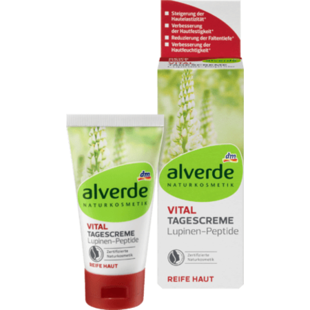 Alverde Dagcreme Vital Lupinen Peptide 50 Ml Dmdrogist Nl