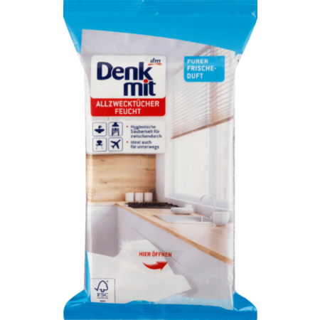 Denkmit Vochtige Allesreiniger Doekjes Puur Fris 50 Stuks Dmdrogist Nl