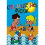 BOOKS COLOURING BOOK PLAYING WITH SAND