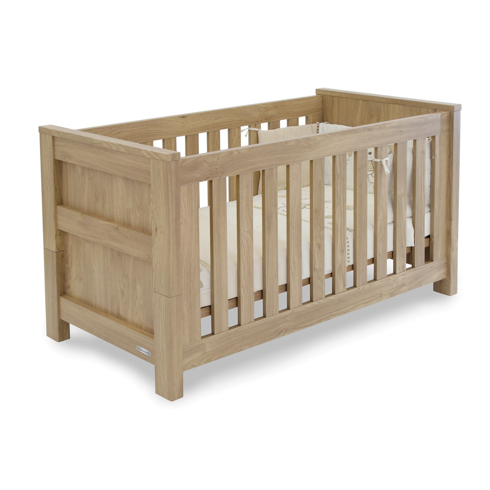 light oak cot bed