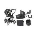 OYSTER BABYSTYLE OYSTER 3  COMPLETE 3 IN 1 TRAVEL SYSTEM  inc. ISOFIX  CAVIAR MIRROR