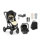 EGG EGG 2 ( 2 IN 1 ) INFANT CARSEAT TRAVEL SYSTEM  inc. ISOFIX - JUST BLACK (SPECIAL EDITION)