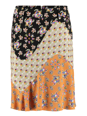 SIS by Spijkers en Spijkers Wave skirt with mixed prints