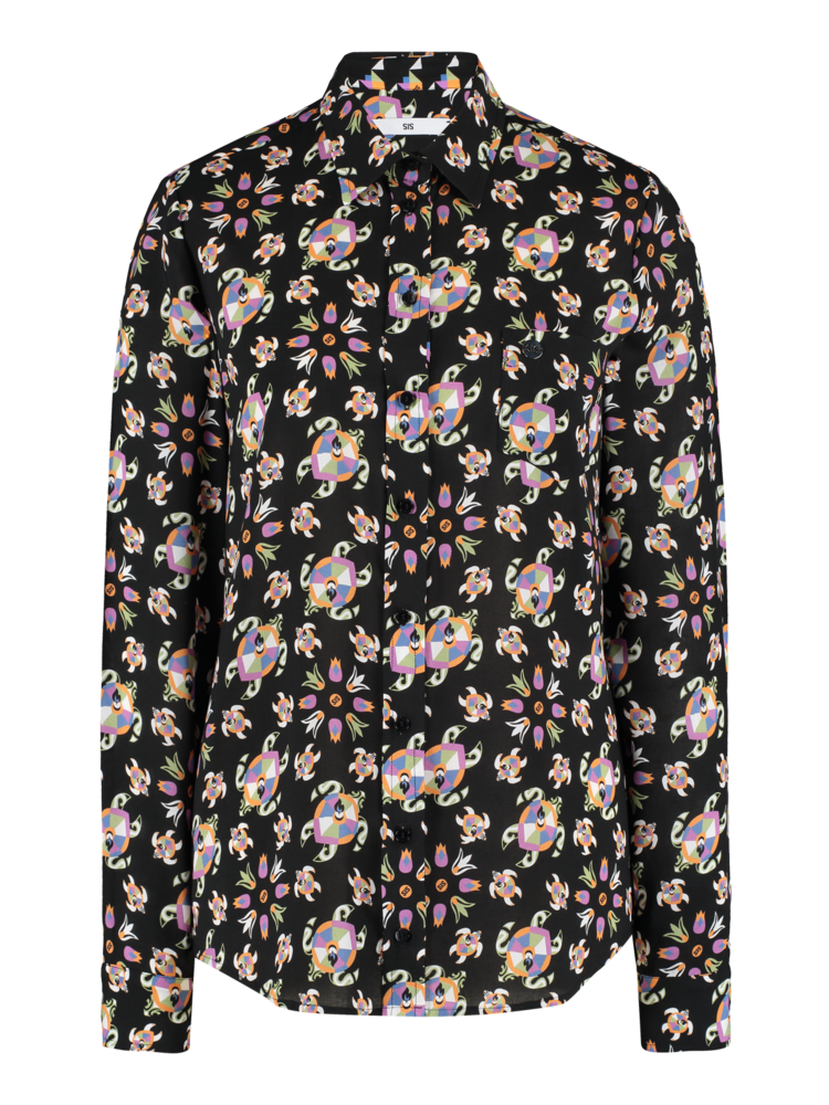 SIS by Spijkers en Spijkers classic blouse with print