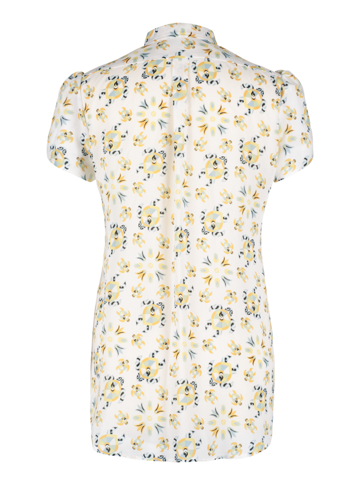 SIS by Spijkers en Spijkers blouse with short sleeves and print