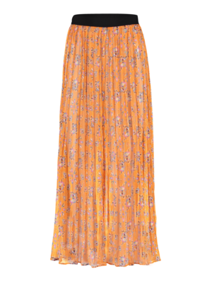 SIS by Spijkers en Spijkers Transparante rok met orange TURTLE print