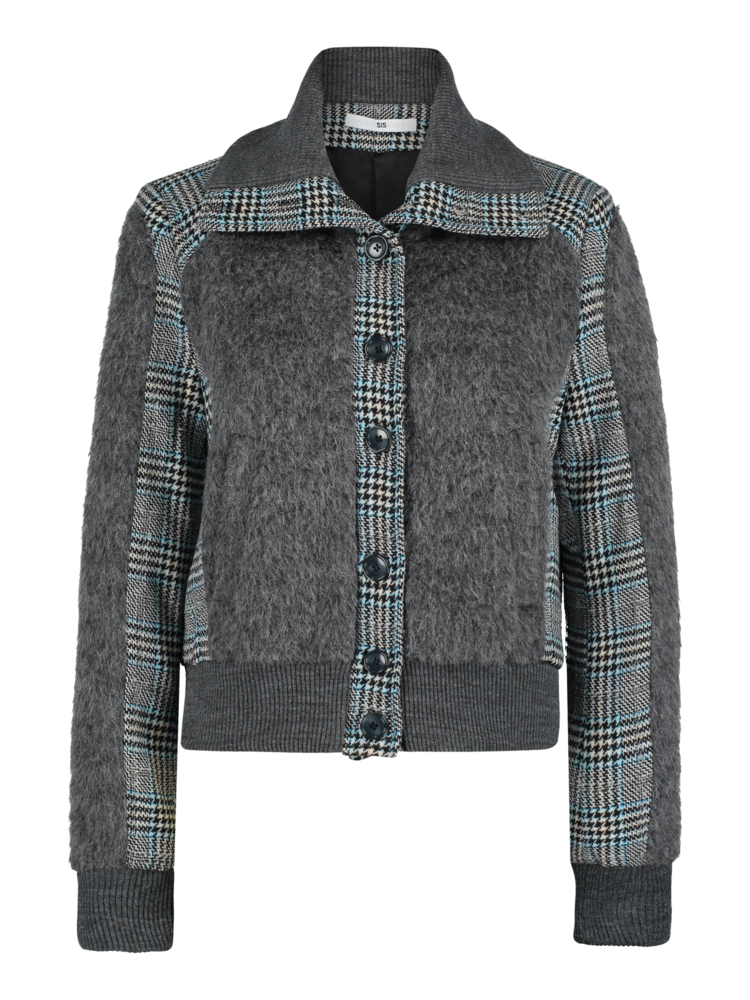 SIS by Spijkers en Spijkers checkered wool coat
