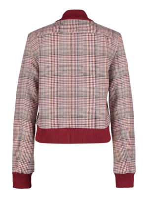 SIS by Spijkers en Spijkers geruiten wollen bomberjas